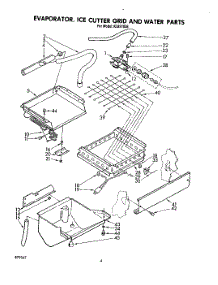 03 - Evaporator, Ice Cutter Grid And Water parts for Kitchenaid Ice Machine KUIS185S from AppliancePartsPros.com