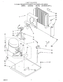 05 - Unit parts for Kitchenaid Ice Machine KUIS185FWH1 from AppliancePartsPros.com