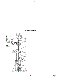 04 - Pump parts for Kitchenaid Ice Machine KUIS185S from AppliancePartsPros.com