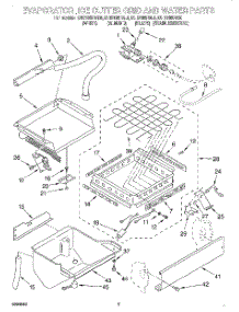 02 - Evaporator, Ice Cutter Grid And Water parts for Kitchenaid Ice Machine KUIS185FWH0 from AppliancePartsPros.com