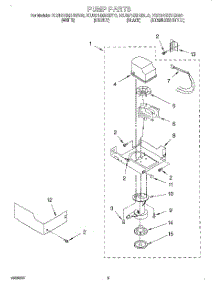 03 - Pump parts for Kitchenaid Ice Machine KUIS155HWH0 from AppliancePartsPros.com