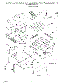 02 - Evaporator, Ice Cutter Grid And Water parts for Kitchenaid Ice Machine KUIS155HLS0 from AppliancePartsPros.com