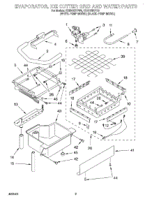 02 - Evaporator, Ice Cutter Grid And Water parts for Kitchenaid Ice Machine KUIS155HPW0 from AppliancePartsPros.com