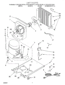 05 - Unit parts for Kitchenaid Ice Machine KUIS155HBS0 from AppliancePartsPros.com