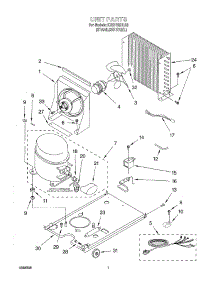 05 - Unit parts for Kitchenaid Ice Machine KUIS155HLS0 from AppliancePartsPros.com