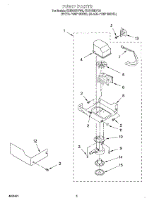 03 - Pump parts for Kitchenaid Ice Machine KUIS155HPW0 from AppliancePartsPros.com