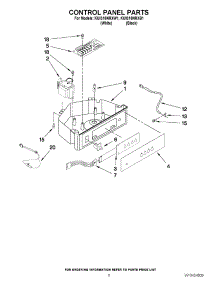 04 - Control Panel Parts parts for Kitchenaid Ice Maker KUIS15NRXB1 from AppliancePartsPros.com