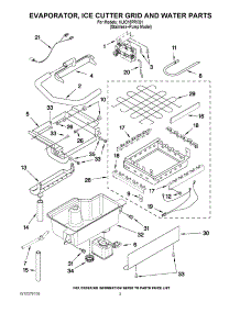 02 - Evaporator, Ice Cutter Grid And Water Parts parts for Kitchenaid Ice Maker KUIC15PRXS1 from AppliancePartsPros.com