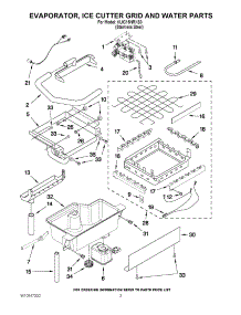 02 - Evaporator, Ice Cutter Grid And Water Parts parts for Kitchenaid Ice Maker KUIC15NRXS0 from AppliancePartsPros.com