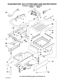02 - Evaporator, Ice Cutter Grid And Water Parts parts for Kitchenaid Ice Maker KUIS18PNXB0 from AppliancePartsPros.com