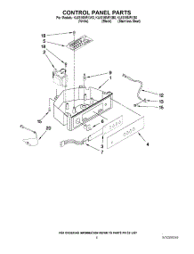 04 - Control Panel Parts parts for Kitchenaid Ice Maker KUIS15NRXB0 from AppliancePartsPros.com