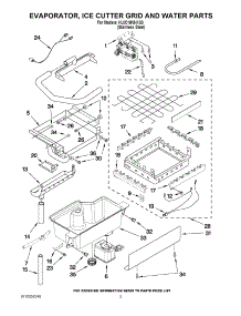 02 - Evaporator, Ice Cutter Grid And Water Parts parts for Kitchenaid Ice Maker KUIC18NNXS0 from AppliancePartsPros.com
