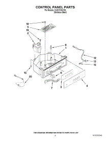 04 - Control Panel Parts parts for Kitchenaid Ice Maker KUIC18NNXS0 from AppliancePartsPros.com