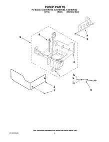 03 - Pump Parts parts for Kitchenaid Ice Maker KUIS15NRXW0 from AppliancePartsPros.com