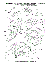 02 - Evaporator, Ice Cutter Grid And Water Parts parts for Kitchenaid Ice Maker KUIS18NNXS0 from AppliancePartsPros.com