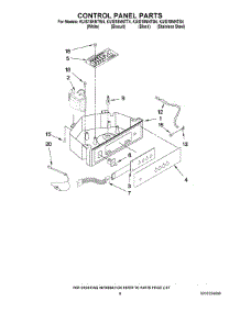 04 - Control Panel Parts parts for Kitchenaid Ice Machine KUIS18NNTT4 from AppliancePartsPros.com
