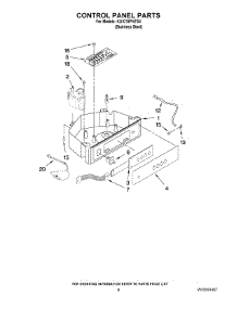 04 - Control Panel Parts parts for Kitchenaid Ice Machine KUIC18PNTS4 from AppliancePartsPros.com