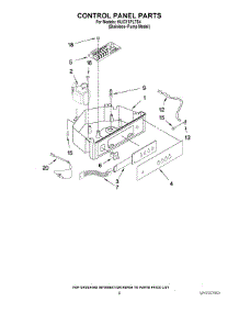 04 - Control Panel Parts parts for Kitchenaid Ice Machine KUIC15PLTS4 from AppliancePartsPros.com