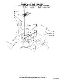 04 - Control Panel Parts parts for Kitchenaid Ice Machine KUIS15NRTW4 from AppliancePartsPros.com