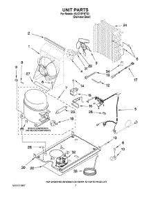05 - Unit Parts parts for Kitchenaid Ice Machine KUIC18PNTS3 from AppliancePartsPros.com