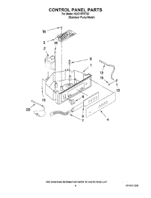 04 - Control Panel Parts parts for Kitchenaid Ice Machine KUIC15PRTS3 from AppliancePartsPros.com