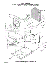 05 - Unit Parts parts for Kitchenaid Ice Machine KUIS18NNTW3 from AppliancePartsPros.com