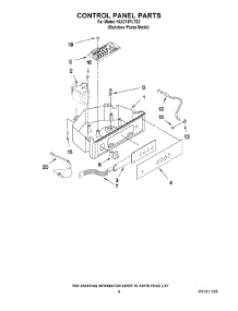04 - Control Panel Parts parts for Kitchenaid Ice Machine KUIC15PLTS3 from AppliancePartsPros.com