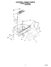 04 - Control Panel Parts parts for Kitchenaid Ice Machine KUIA18NNJS11 from AppliancePartsPros.com