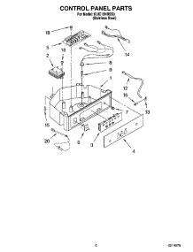 04 - Control Panel Parts parts for Kitchenaid Ice Machine KUIC15NRSS0 from AppliancePartsPros.com