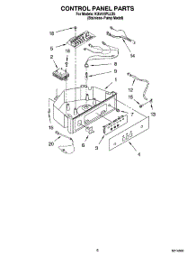 04 - Control Panel Parts parts for Kitchenaid Ice Machine KUIA15PLLS5 from AppliancePartsPros.com