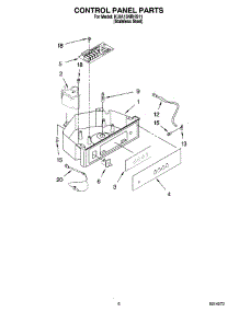 04 - Control Panel Parts parts for Kitchenaid Ice Machine KUIA15NRHS11 from AppliancePartsPros.com