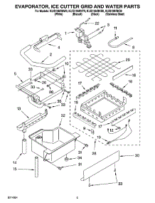02 - Evaporator, Ice Cutter Grid And Water Parts parts for Kitchenaid Ice Machine KUIS15NRHW9 from AppliancePartsPros.com