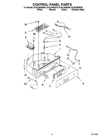 04 - Control Panel Parts parts for Kitchenaid Ice Machine KUIS15NRHW9 from AppliancePartsPros.com