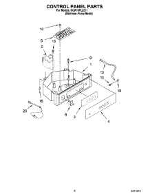 04 - Control Panel Parts parts for Kitchenaid Ice Machine KUIA15PLLS11 from AppliancePartsPros.com