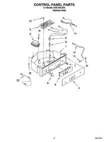 04 - Control Panel Parts parts for Kitchenaid Ice Machine KUIC15NLSS0 from AppliancePartsPros.com