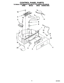 04 - Control Panel Parts parts for Kitchenaid Ice Machine KUIS18NNJS8 from AppliancePartsPros.com