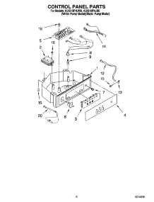 04 - Control Panel Parts parts for Kitchenaid Ice Machine KUIS18PNJB8 from AppliancePartsPros.com