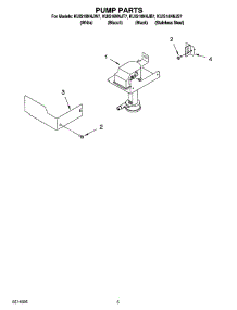 03 - Pump Parts parts for Kitchenaid Ice Machine KUIS18NNJB7 from AppliancePartsPros.com