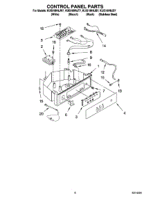 04 - Control Panel Parts parts for Kitchenaid Ice Machine KUIS18NNJT7 from AppliancePartsPros.com