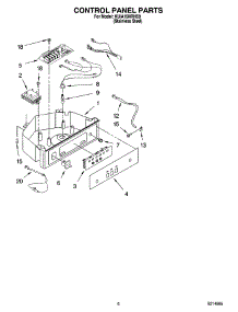 04 - Control Panel Parts parts for Kitchenaid Ice Machine KUIA15NRHS9 from AppliancePartsPros.com