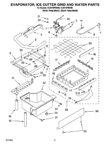 02 - Evaporator, Ice Cutter Grid And Water Parts parts for Kitchenaid Ice Machine KUIS15PRHB8 from AppliancePartsPros.com