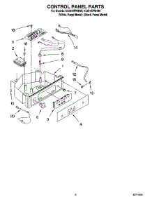 04 - Control Panel Parts parts for Kitchenaid Ice Machine KUIS15PRHB8 from AppliancePartsPros.com