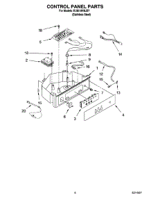 04 - Control Panel Parts parts for Kitchenaid Ice Machine KUIA18NNJS7 from AppliancePartsPros.com