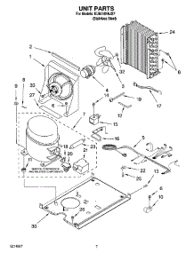 05 - Unit Parts, Optional Parts parts for Kitchenaid Ice Machine KUIA18NNJS7 from AppliancePartsPros.com