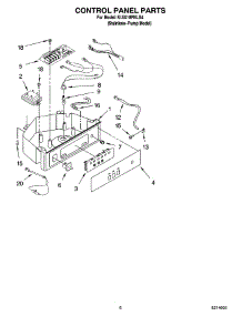 04 - Control Panel Parts parts for Kitchenaid Ice Machine KUIA18PNLS4 from AppliancePartsPros.com