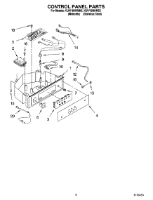 04 - Control Panel Parts parts for Kitchenaid Ice Machine KUIV18NNMS2 from AppliancePartsPros.com