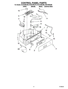 04 - Control Panel Parts parts for Kitchenaid Ice Machine KUIS18NNJW6 from AppliancePartsPros.com