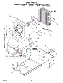 05 - Unit Parts, Optional Parts parts for Kitchenaid Ice Machine KUIS15NRHT7 from AppliancePartsPros.com