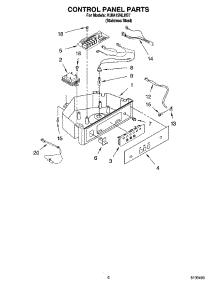 04 - Control Panel Parts parts for Kitchenaid Ice Machine KUIA15NLHS7 from AppliancePartsPros.com