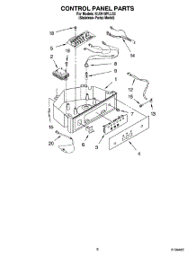 04 - Control Panel Parts parts for Kitchenaid Ice Machine KUIA15PLLS3 from AppliancePartsPros.com